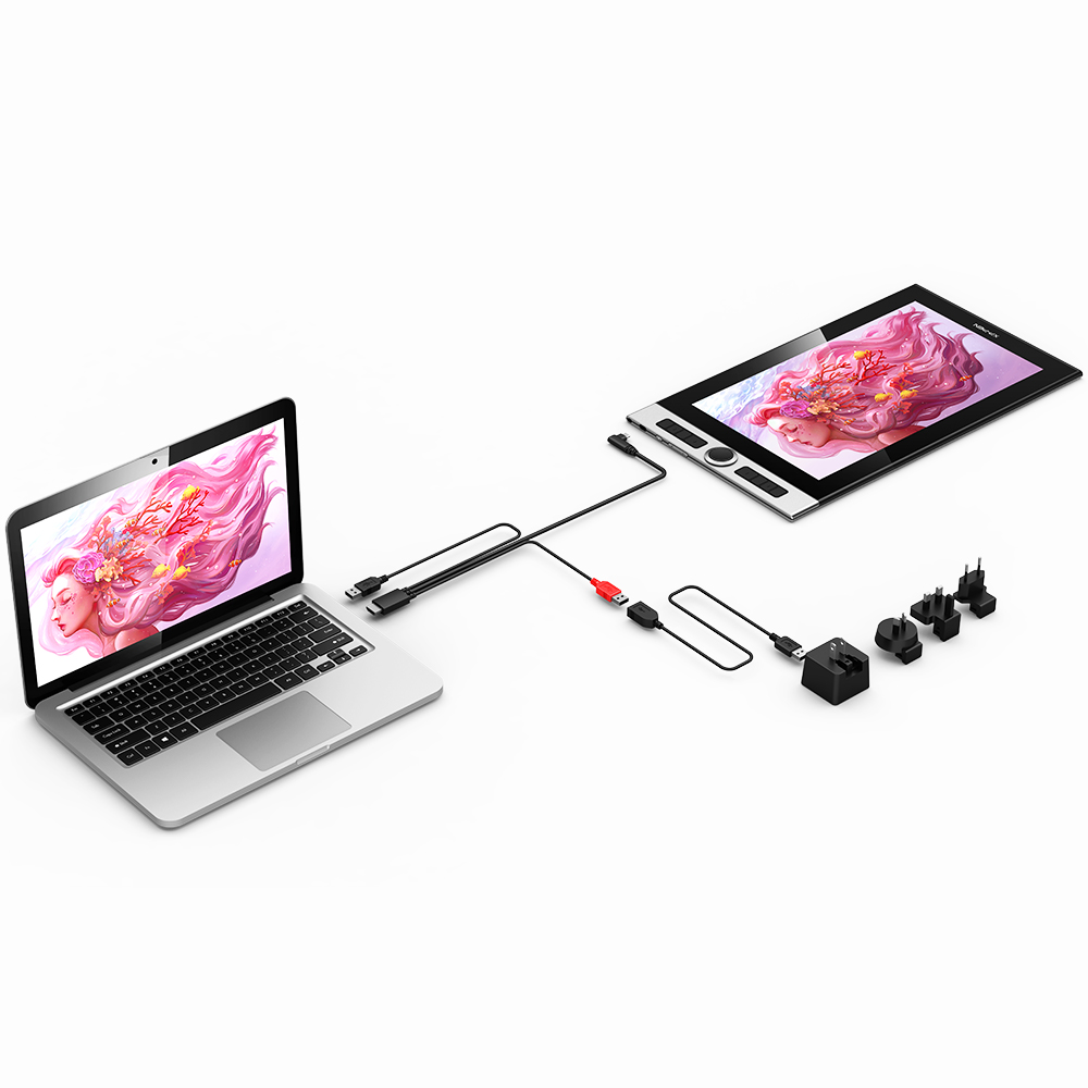 3 in 1 Cable for XP-PEN Drawing Display(Cable) | XP-PEN Malaysia ...