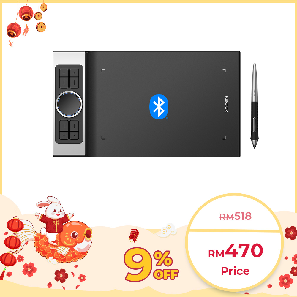 Deco Pro SW/MW Bluetooth professional art tablet | XP-PEN Malaysia ...